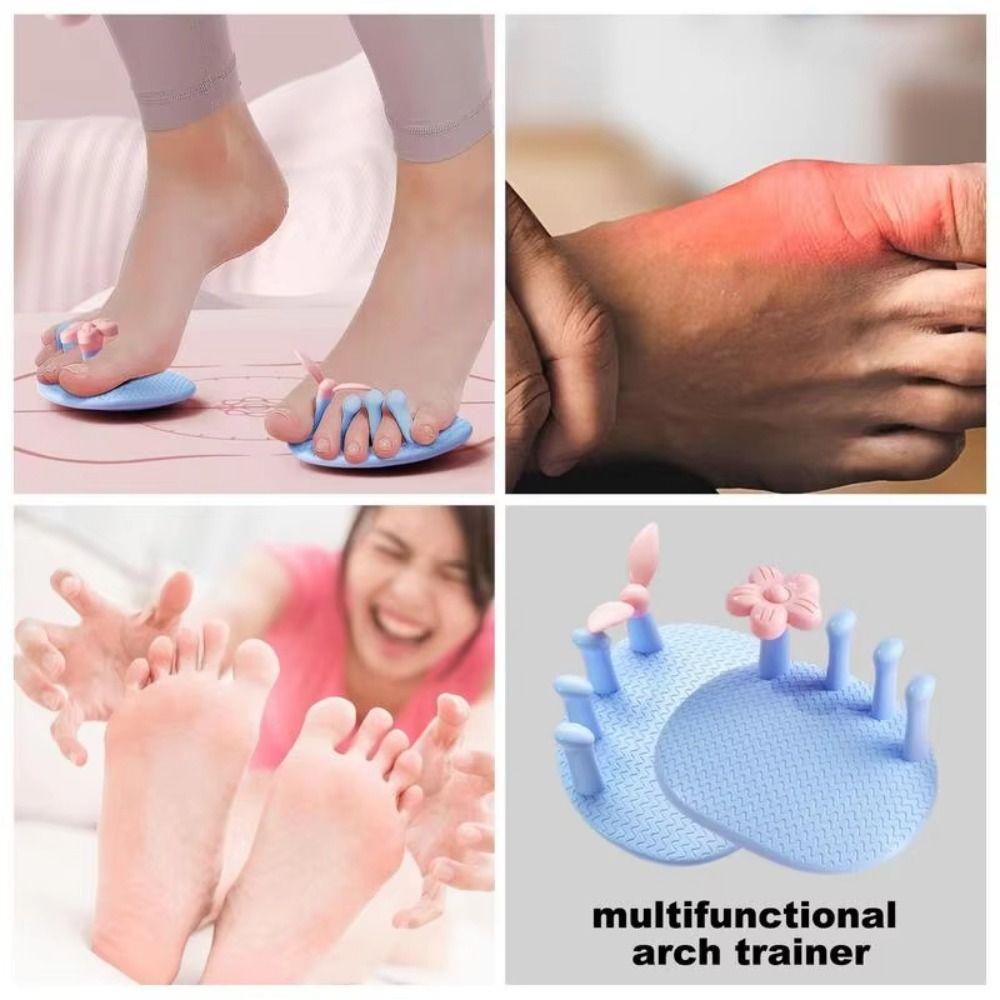 1 Pair Non Slip Toes Separators Anti Drop Overlapping Toes Corrector Foot Arch Trainer Men/Women