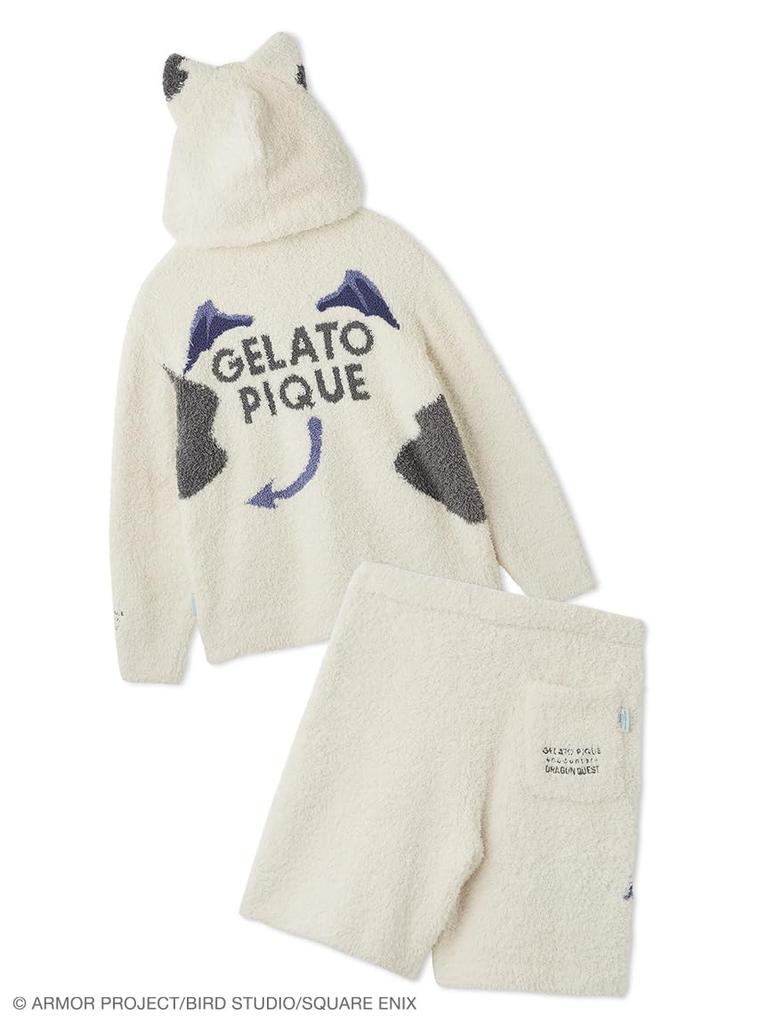 Gelato Pique Dragon Quest Unisex Gelato Momon Hoodie Shorts Set PUNT255011 CRM & (S-M)