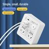 Pure Copper Multi-Hole Power Strip with High-Power USB, Dustproof Safety Socket Panel