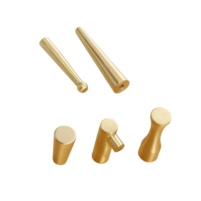 Brass Hook Brushed Robe Decoration Hook Wall Hanging Bathroom Kitchen Accessories Brass Clothes Rack Door Hooks Wholesale