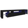 VidaXL TV Stand with LED Lights Entertainment Center Storage Media Console Living Room Furniture Home 3152795