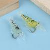 510/20Pcs Goture Shrimp Lures For Freshwater Saltwater, Luminous Shrimp Bait Set With Sharp Hook And Bead