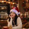 LED Christmas Hat for Adults & Children - Festive Party Decoration with Ornaments