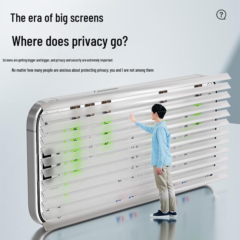 BLUEO Anti-Peep Tempered Glass Screen Protector for iPhone