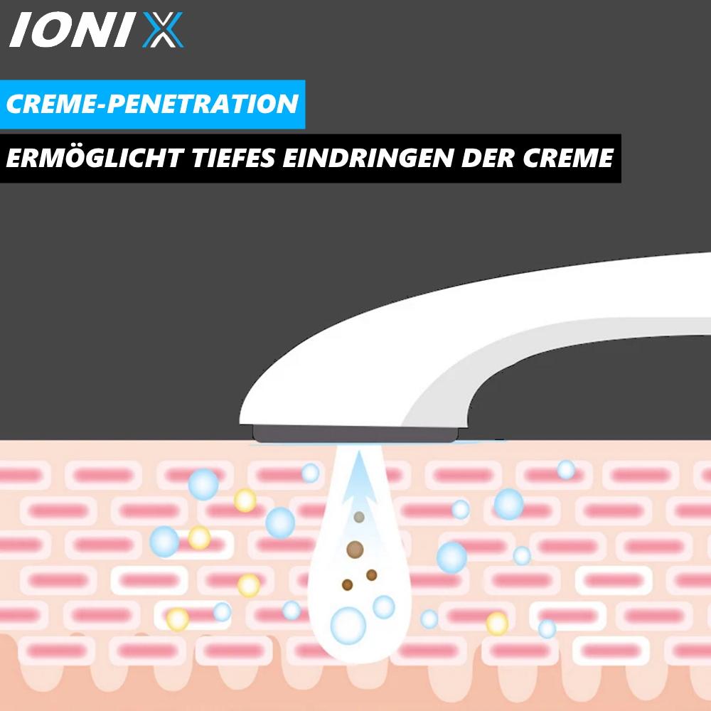 IONIX Gesichtsmassagegerät Ionen Anti Falten Anti-Aging-Gerät Massagestab