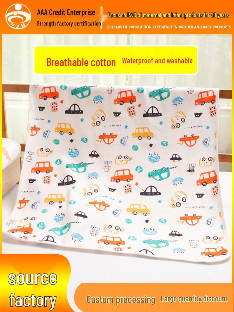 Große waschbare Baumwolle wasserdichte Baby- und Haustier-Inkontinenzunterlage
