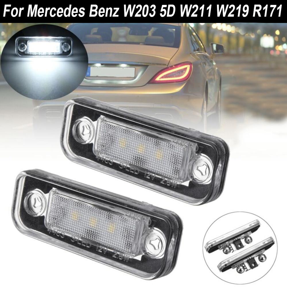 right licence plate lamp mercedes