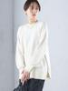 Ships for Women Knitted Mercerized Knit One Pullover, Handwashable, Cotton, Fabric, Size, 316010800, Off-White