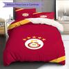 Galatasaray Halo Bedding Quilt Set Quilt Cover Pillowcase Home Decoration Birthday Gift (1 * Duvet Cover + 2 * Pillowcase, Without Core)