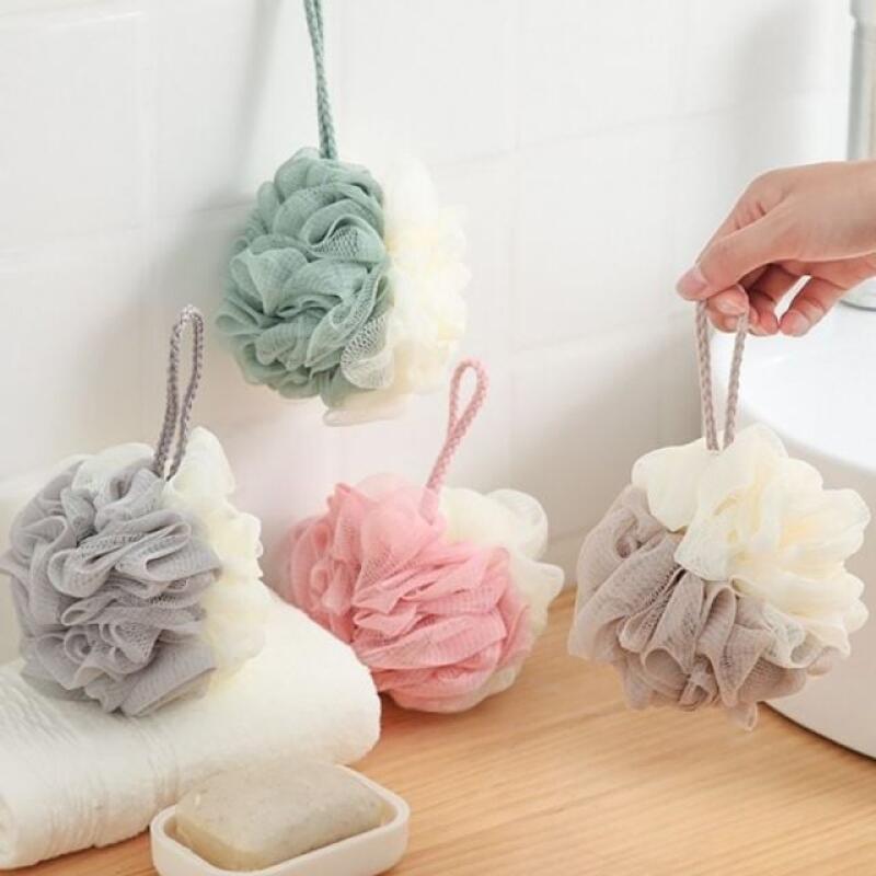 Color Two-Tone Bubble Towel Bathroom Amenities Eco-Friendly