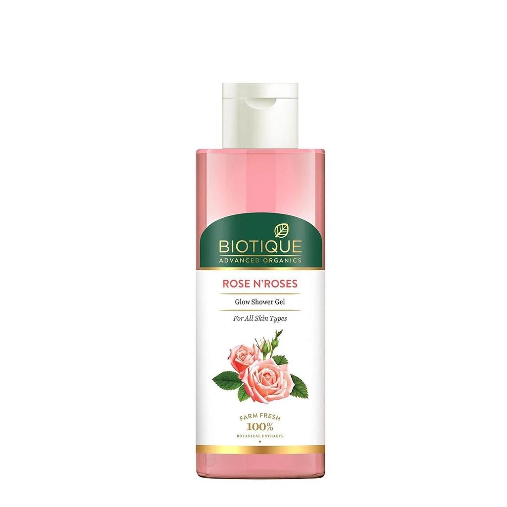 Biotique Advanced Organics Rose N'Roses Glow Shower Gel (200ml),