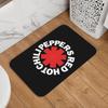 Personalized Red Hot Chili Peppers Rock Band Doormat Mat Anti-Slip Bath Kitchen Bedroom Rug Carpet 40*60cm