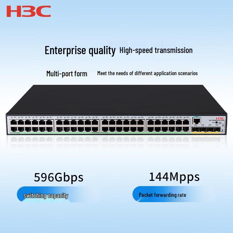 H3C S5048PV6-EI-PWR 48-Port Gigabit PoE Managed Switch