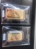 3D Gold Plated Souvenir Bar Non-Magnetic Copper Collectible Metal Bar with Unique Serial Numbers