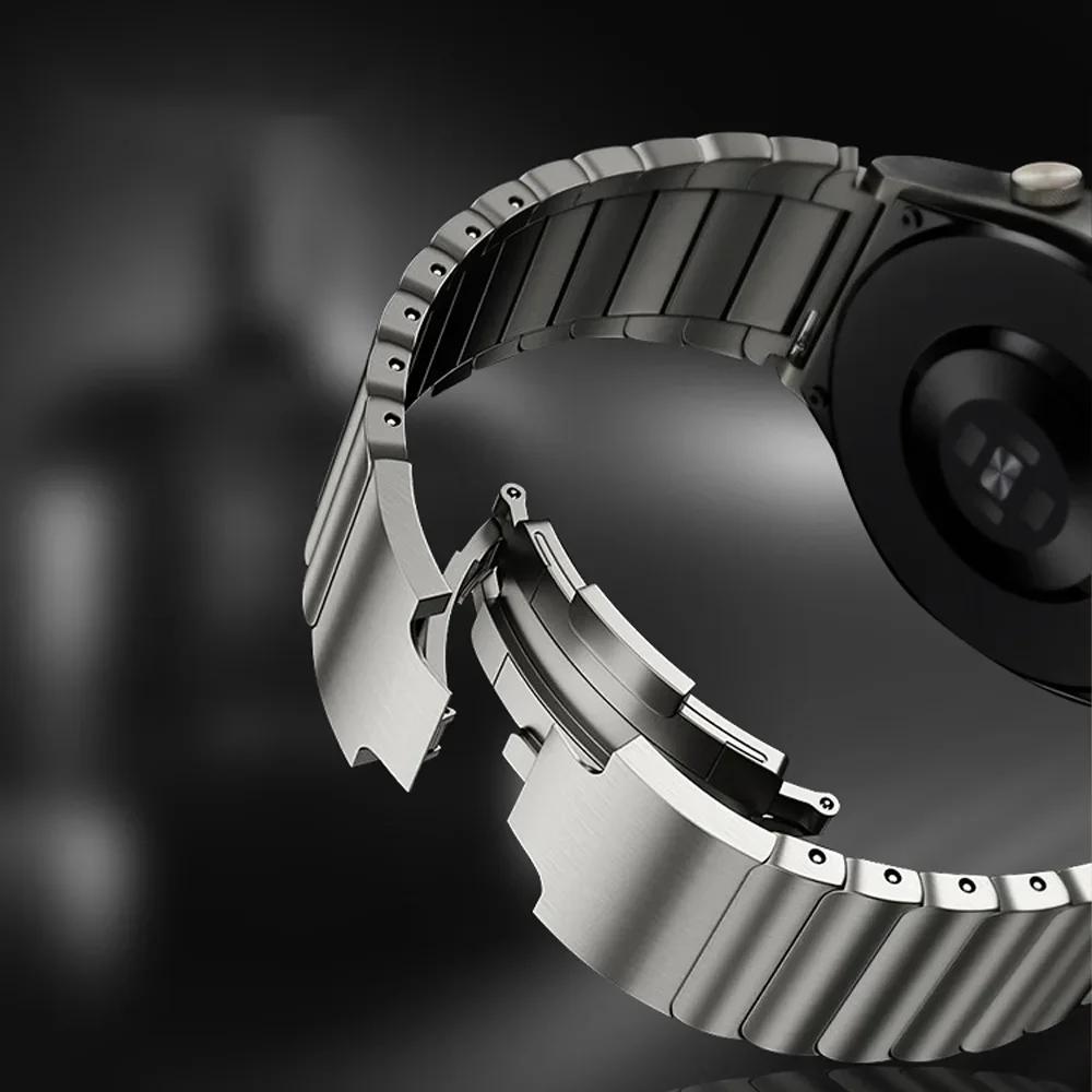 ONE22mm Stainless Steel Strap for Huawei Watch GT5 Pro/GT5/5 4 3 46mm Metal Wristband Correa for Amazfit GTR 47mm/GTR 4/Bip 6 BandMN
