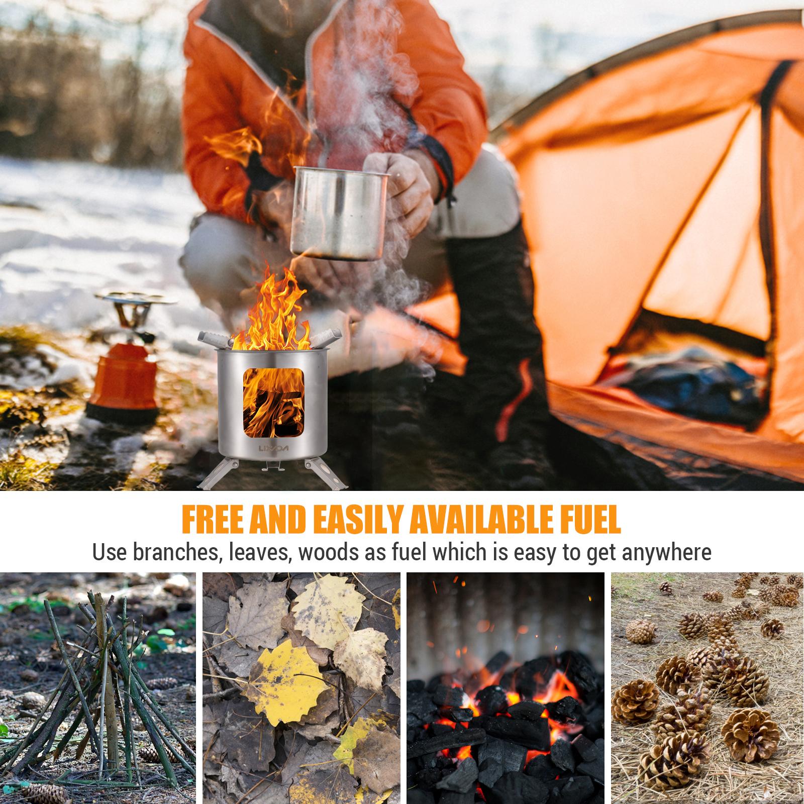 Дровяная печь из нержавеющей стали — фото 6