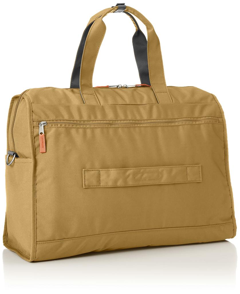 Anello GRANDE 2-Way Boston Bag, A3 Size, Water-Repellent, Lightweight, Multi-Storage, 2-Way Cabin, GTM0178Z, Beige, One Size