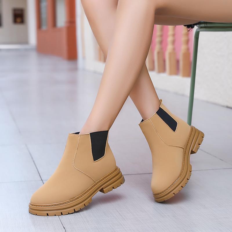 Fashion AIYUQI Women Cargo Boots Natural Wool 2025 New Genuine Leather Women Ankle Boots Large Size 41 42 43 British Style Booties Women