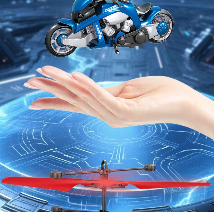 Induction Flying Motorcycle Toy for Kids