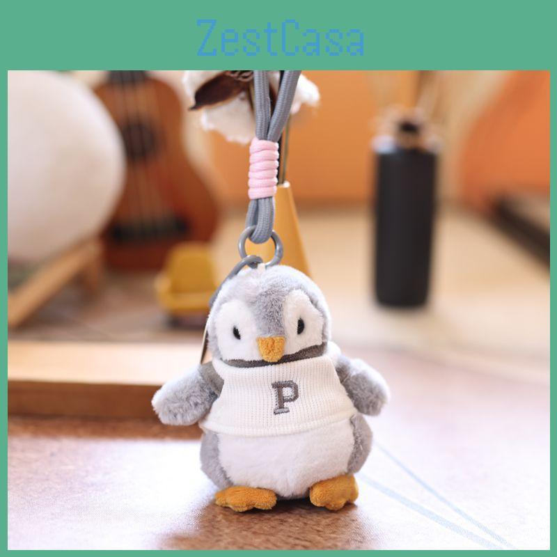 Small Penguin Plush Keychain Cute Cartoon Fluffy Fabric Kid Teen Gift Dolls