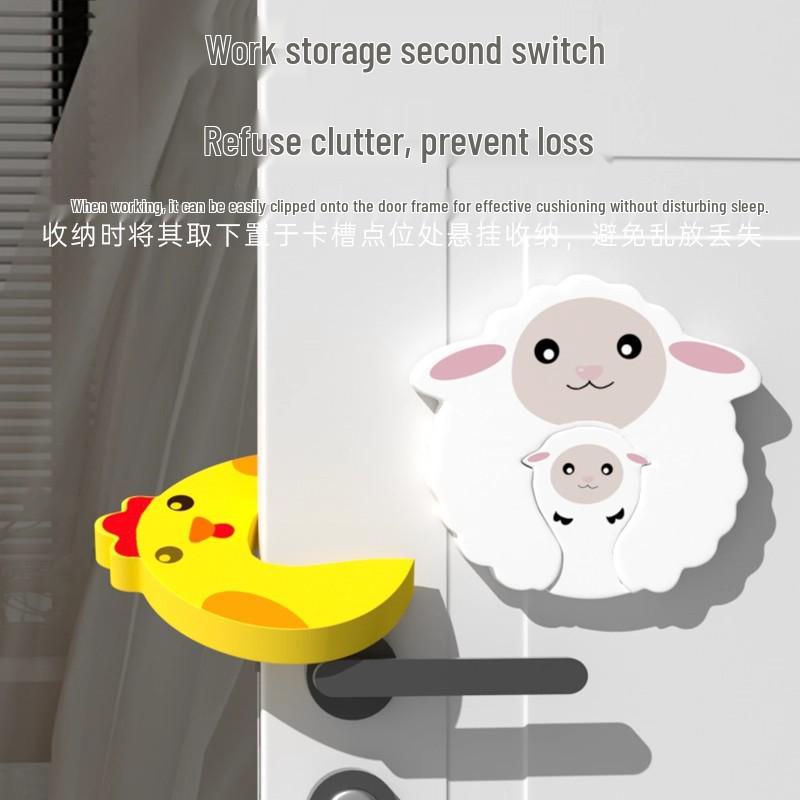 Child Safety Door Gap Fixer: Anti-Pinch Hand Stopper & Anti-Collision Clip