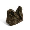 Vintage Leopard Print Tote Bag Women's Lightweight Shoulder Bag Large Capacity Underarm Bag
