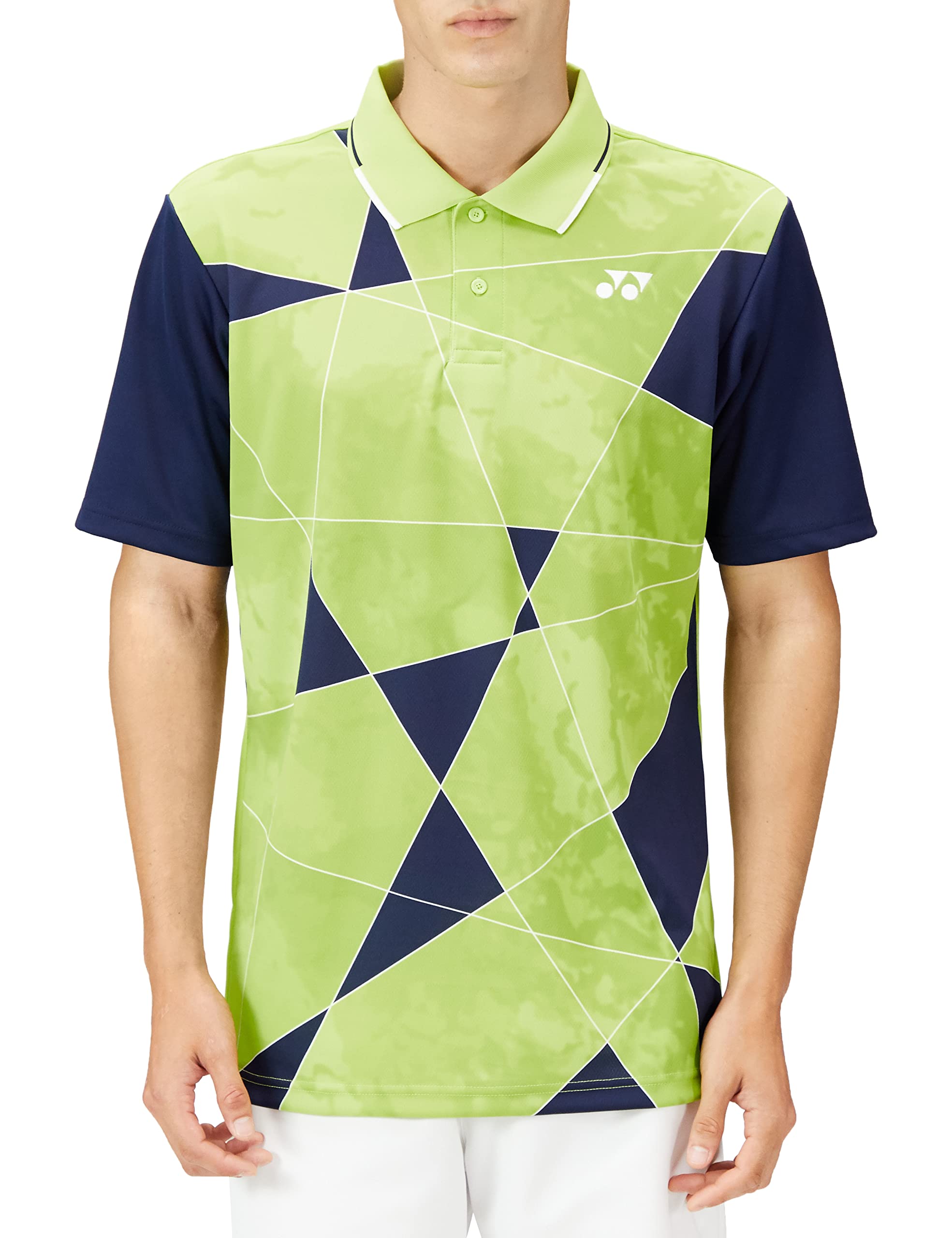 

Short Sleeve Shirt 10465 Lime Green S [Yonex] (008)