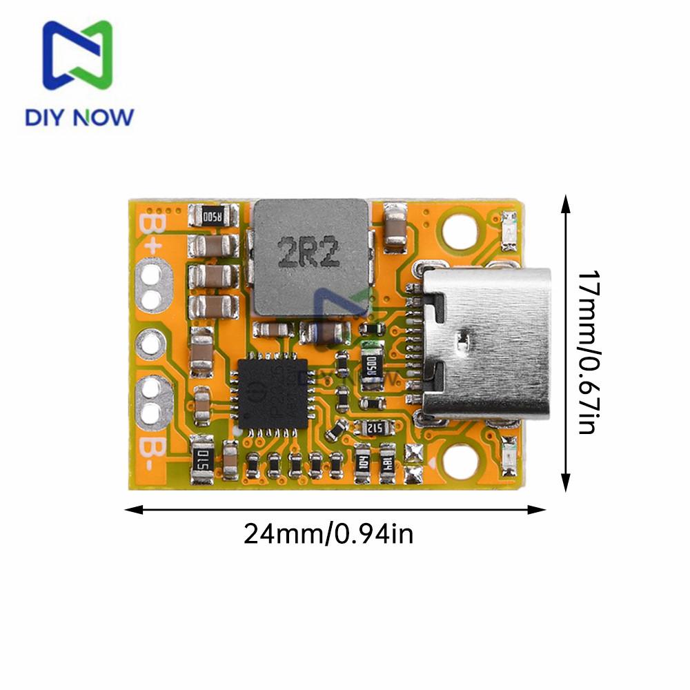 Μονάδα Φόρτισης Μπαταρίας Li-Ion Mini Τύπου C 2/3S με Υποστήριξη Γρήγορης Φόρτισης QC με Ενδεικτικές Λυχνίες Φόρτισης