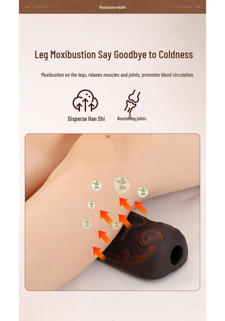 Red Bianstone Moxibustion Neck Pillow: Portable Cervical Spine Heat Therapy Device for Home Use