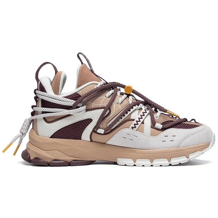 New LiNing Xiao Yao Xing Getaway Wear Resistant Slip Resistant Cushioning Low Top Sports Casual Shoes Men's Clever Umber ARDS017-2