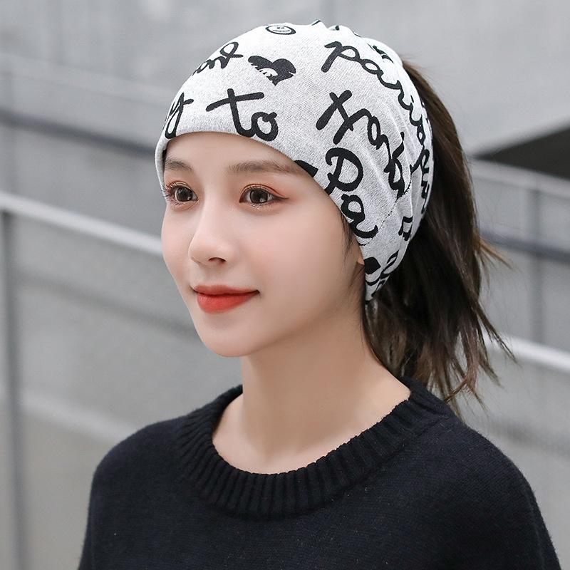 Autumn & Winter Double-Layer Twist Hat and Scarf with Neck Protection