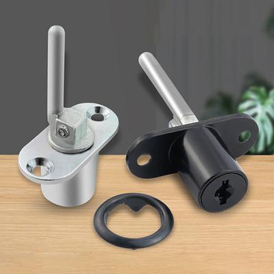 Serratura per mobile 16/19 mm in lega di zinco, serratura per scrivania, cassetto, piedistallo, ufficio, casa, archivio con 2 chiavi