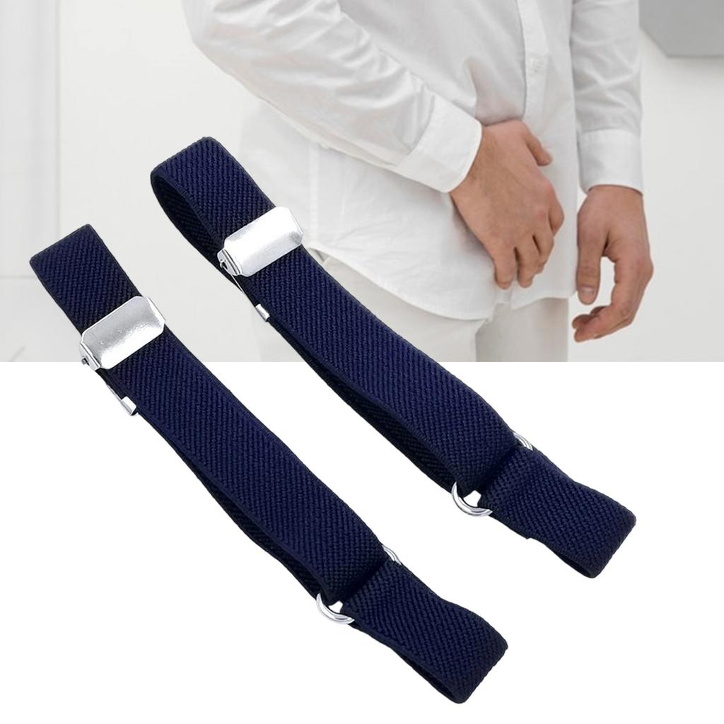 Shirt Armbands Stretch Garters Elastic Gripping Shirt Sleeve Garters for Men Idol Suit Sleeve Stay for Bar Staff