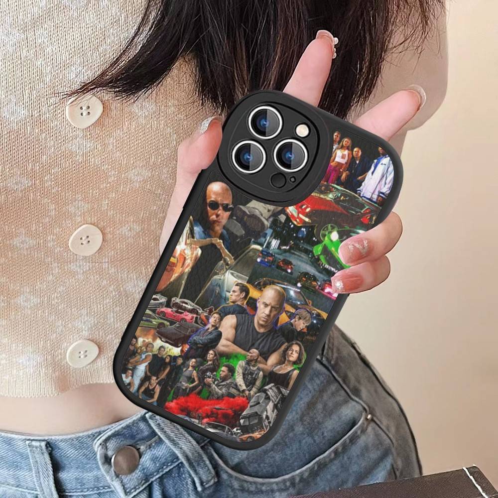 

Movie Series Fast F-Furious Phone Cover For IPhone 11 12 13 14 15 16 Pro Max Mini Plus Soft Leather Case iphone XS MAX