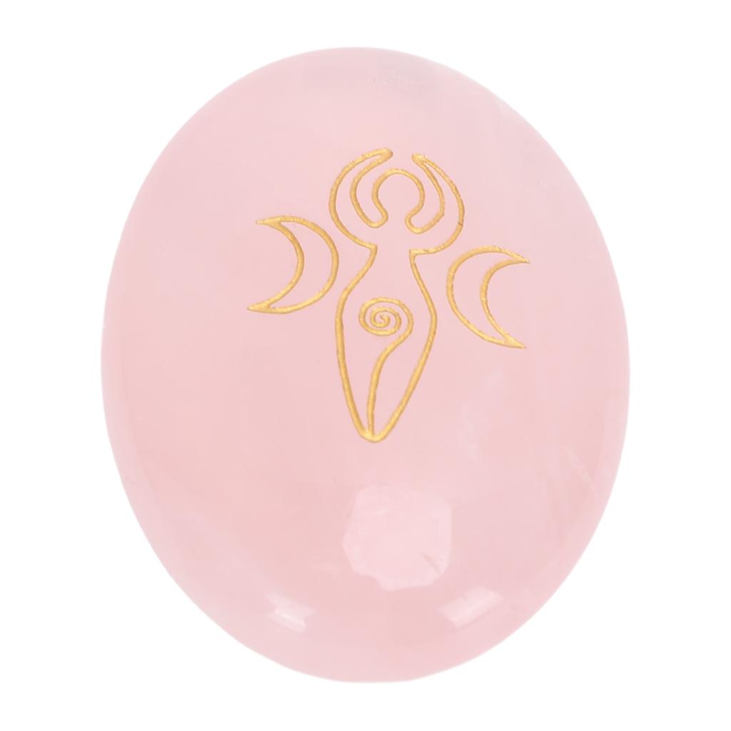     Stone Engraved Gold   Nature Gemstone for   Meditation Home Decoration