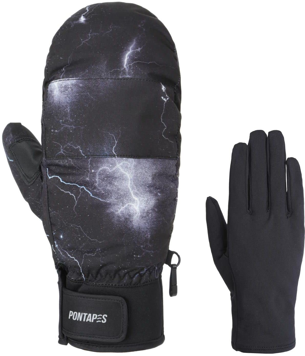 

Сноубордические варежки PONTAPES для мужчин и женщин с внутренником, изготовлены в 18 цветах, 4 размера, галактический фиолетовый и перчатки, Япония, в наличии, в наличии, PG-051M (XL),