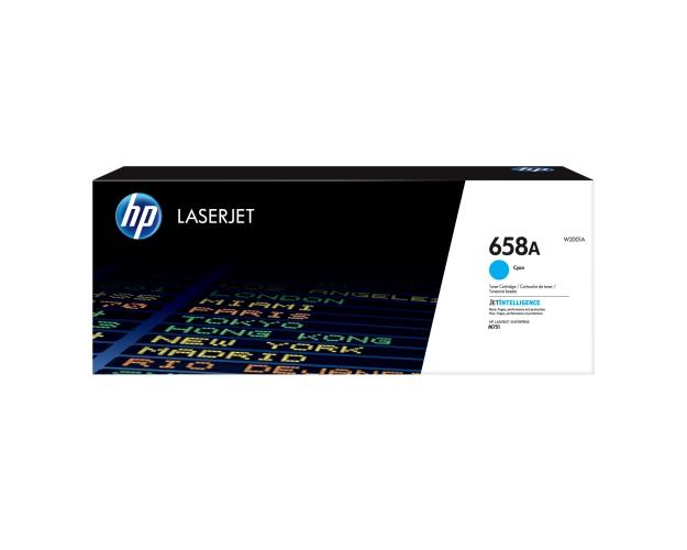 HP 658A (W2001A) Toner Cartridge, Cyan