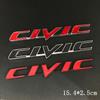 Honda Car Rear Trunk Metal Label Sticker For Honda Civic Accord City CR-V Jade Fit Odyssey Hybrid Car Accessories Clvlc Ivtec