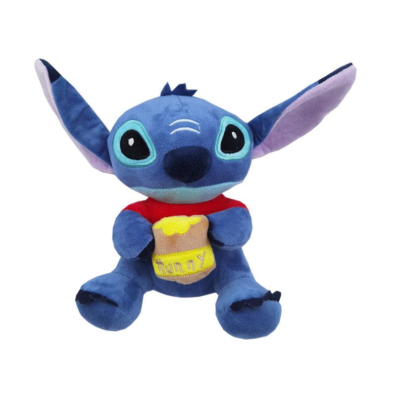 25cm Disney Plysjleke Stitch Originale Animefigurer Disney Lilo & Stitch Søte Kosedyr Filmperiferi Myke Ornamenter Gave