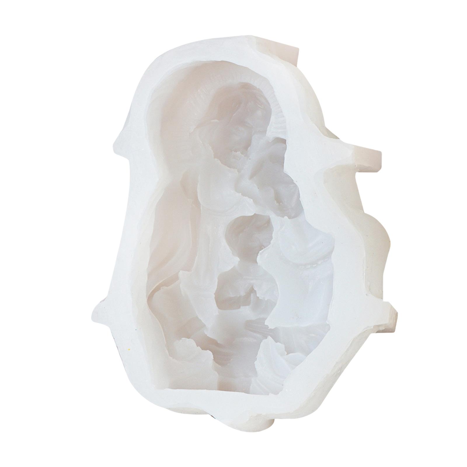 

Религиозная скульптура Силиконовые формы для свечей для мыла Рождественские украшения Силиконовые формы для свечей из эпоксидной смолы B