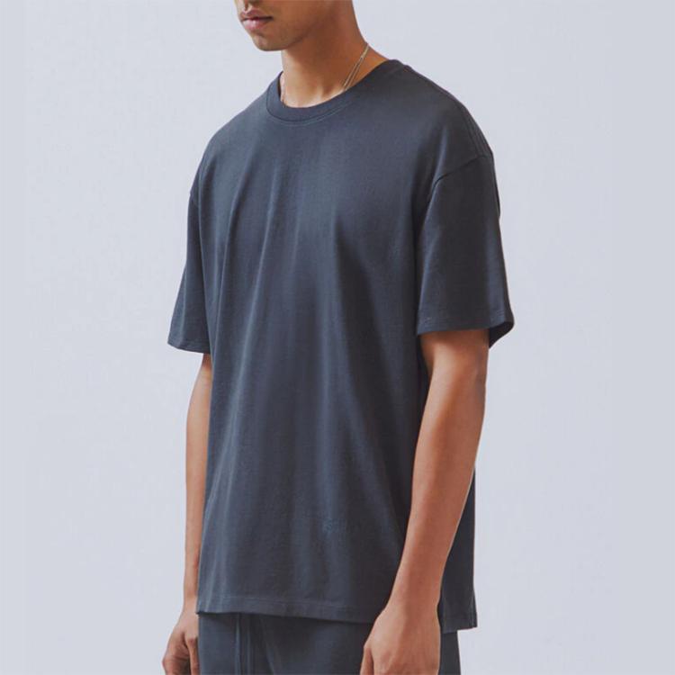Fear of God Essentials T-shirt a maniche corte FW19 con logo Unisex Top Nero 0125250500105001