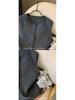 2025 Grey Ear-Side Cape Vest: Stylish High-End Autumn Short Jacket