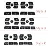For Jaguar XF XJ 2010- aluminum alloy Black Button Stickers Car Accessories Interior AC Gear Switch Repair Decals