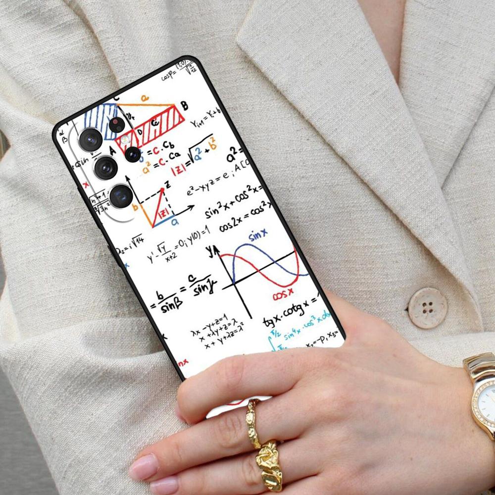 Physics Chemical Mathematics Cell Phone Case for Samsung Galaxy S26 Ultra S25 S24 S23 S22 S21 S20 Note10 Cover