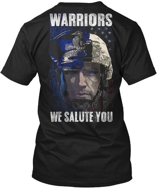 

Warriors We Salute You T-Shirt Made in the USA Size S to 5XL 4XL