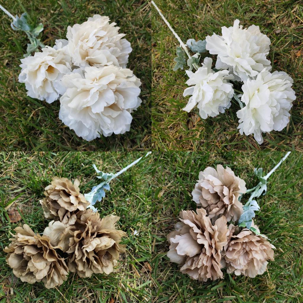 Peony And Paeony Artificial Flower Decor For Wedding Home Table Centerpiece