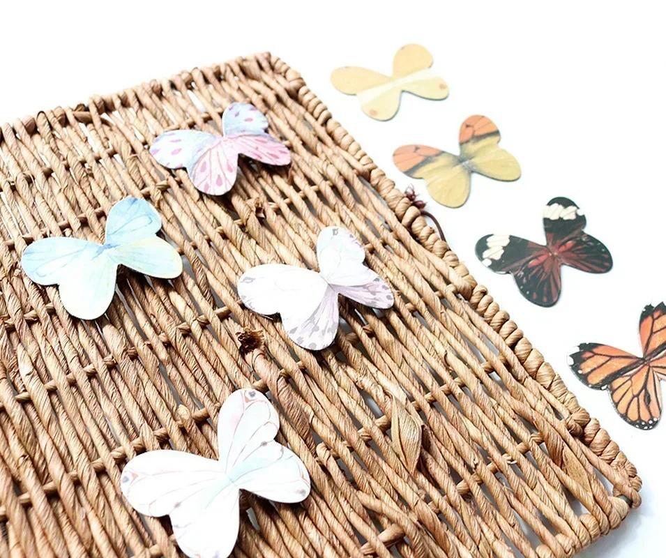 NEW 4 Pack Cute Butterfly Magnetic Bookmarks Creative Animal Decoration Bookmarks Students Learning Reading Marking Stationery