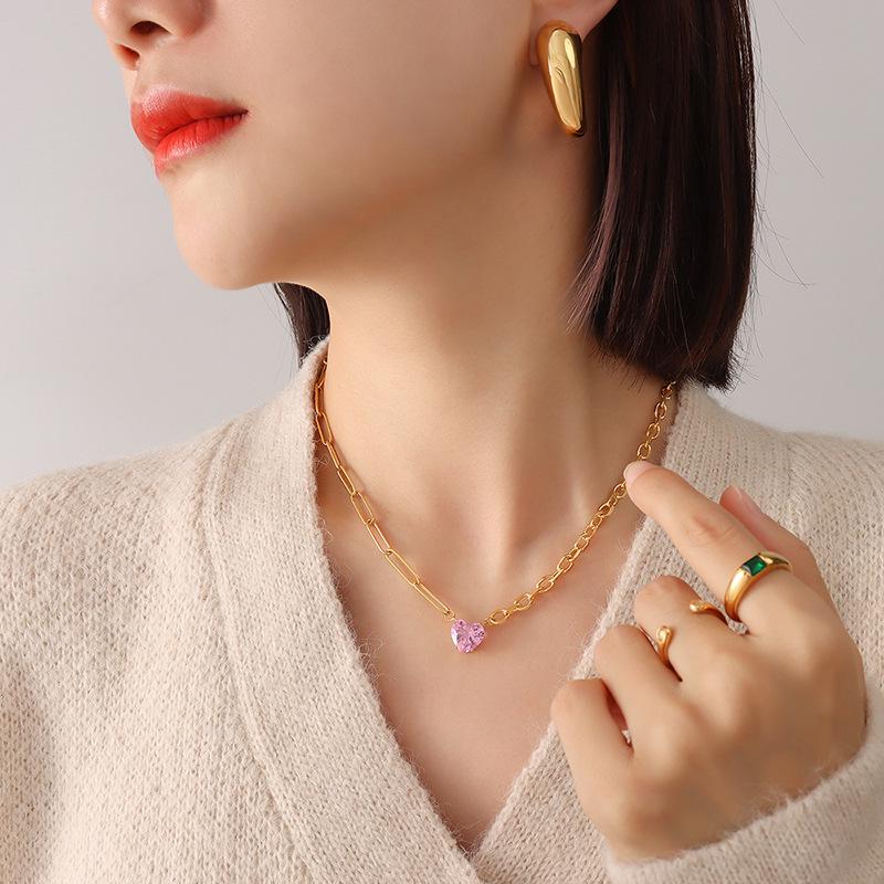 European Winter 18K Gold C-shaped Geometric Ear Cuff Earrings for Women, Titanium Steel Ear Jewelry