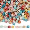 Colorful Acrylic Alphabet Beads for DIY Jewelry