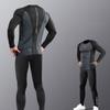Men's Quick-Dry Running Compression Shirt for Autumn - Ideal for Morning Workouts & Fitness Training